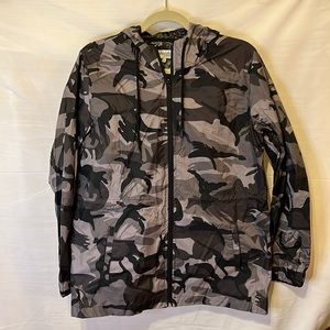 Charlotte Russe Grey Camoflauge Jacket - US Size L